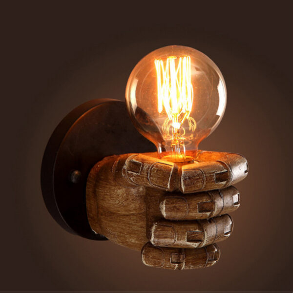 1183163212011.jpg Fist resin wall lamp creates decorative wall lamp