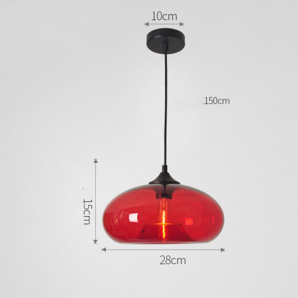 140538427748.jpg Nordic Modern Loft Pendant Lamp Glass Lustre Industrial Decor Hanging Lights Fixtures