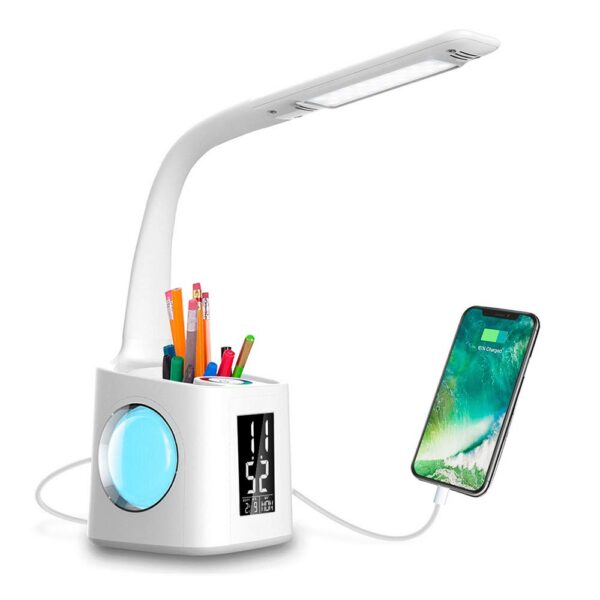 1512887822057.jpg Study LED Desk Lamp USB Charging Port&Screen&Calendar&Colors Night Light Kids Dimmable Table Lamp With Pen Hold