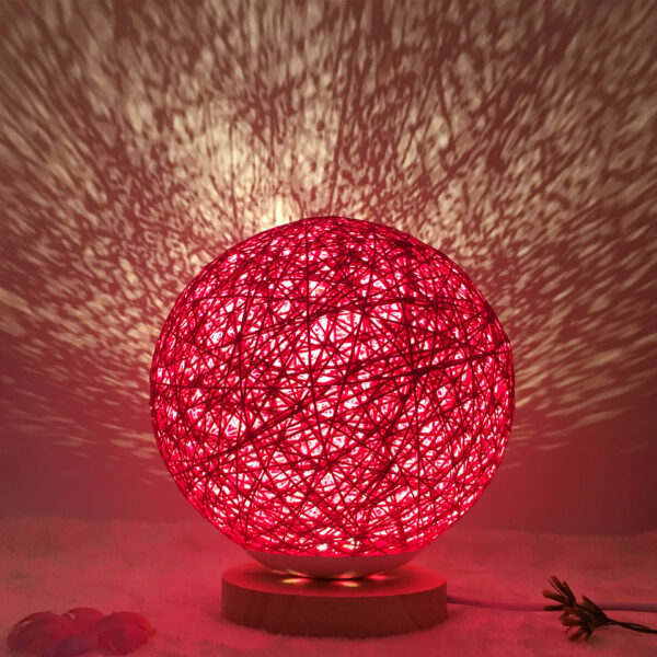 1549040750240.jpg Amazon Hot Selling Creative Linen Table Lamp Novel and Unique LED Intelligent USB7 Color RGB16 Color Remote Control Rattan Ball Lamp