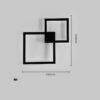 1614058823130.jpg Modern Creative Geometric Square Aisle Wall Decoration Lamps