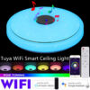 1619061421308.jpg Tuya Wifi Smart Ceiling Light Led Colorful App Remote Control Bluetooth Lamps Alexa Google Home Cross-Border