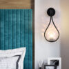 1619581416152.jpg Nordic Bedroom Bedside Led Wall Lamp Golden Personality Home Lighting