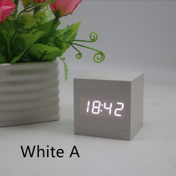 1619755042143.jpg Minimalist Cube shaped sound-sensitive wooden digital clock with temperature display