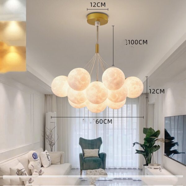 1834ab85-a63d-46b2-99cf-83f5f8353ba4.jpg Bedroom Chandelier Nordic Lamps Creative Moon Bubble Lights