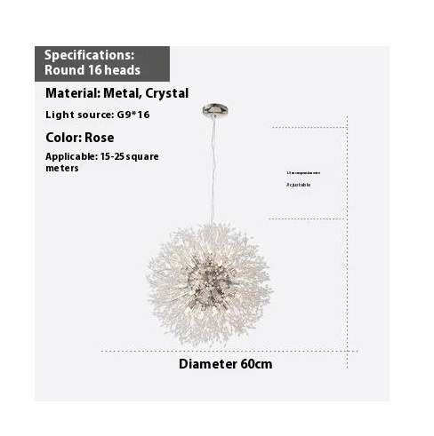 1fd6d0b2-c907-4b74-8640-471e82ed3e16_trans.jpeg Dandelion Crystal Chandelier Restaurant Bedroom Clothing Shop Lighting