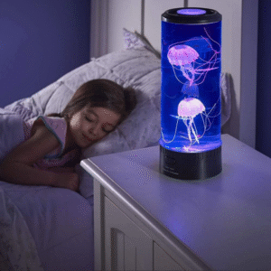 238388983649430.png LED Jellyfish Aquarium Lamp Night Light USB Powered