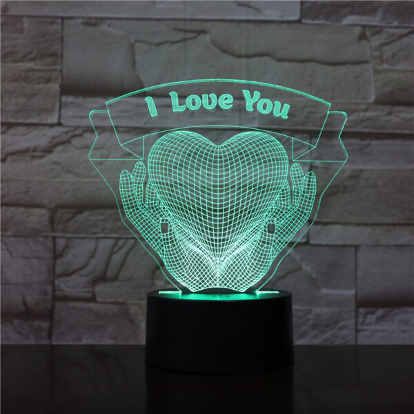 2465177827077.jpg Valentines Day Gift Hands Holding Love 3D Night Light