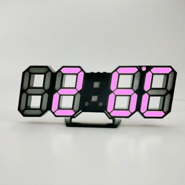 2513659356390.jpg 3D LED Wall Digital Clock