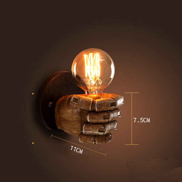2634358905167.jpg Fist resin wall lamp creates decorative wall lamp