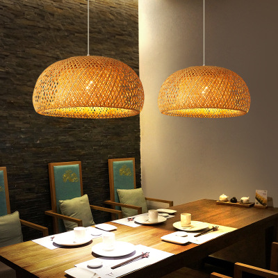 2814942643909.jpg Bamboo Woven Simple Japanese Creative Pastoral Chandelier