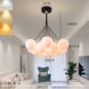 2c4c3bb0-a333-46fa-aef6-513705b84121.jpg Bedroom Chandelier Nordic Lamps Creative Moon Bubble Lights