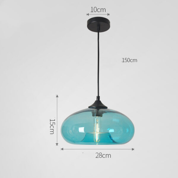 35639106506521.jpg Nordic Modern Loft Pendant Lamp Glass Lustre Industrial Decor Hanging Lights Fixtures