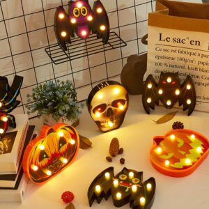 381420840381.jpg Halloween Lights Decoration LED Light Pumpkin Spider Bat Skull Outdoor Decorative Modeling Room Lights Decor Helloween Party