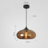 694609544051.jpg Nordic Modern Loft Pendant Lamp Glass Lustre Industrial Decor Hanging Lights Fixtures