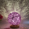 715350215404.jpg Amazon Hot Selling Creative Linen Table Lamp Novel and Unique LED Intelligent USB7 Color RGB16 Color Remote Control Rattan Ball Lamp