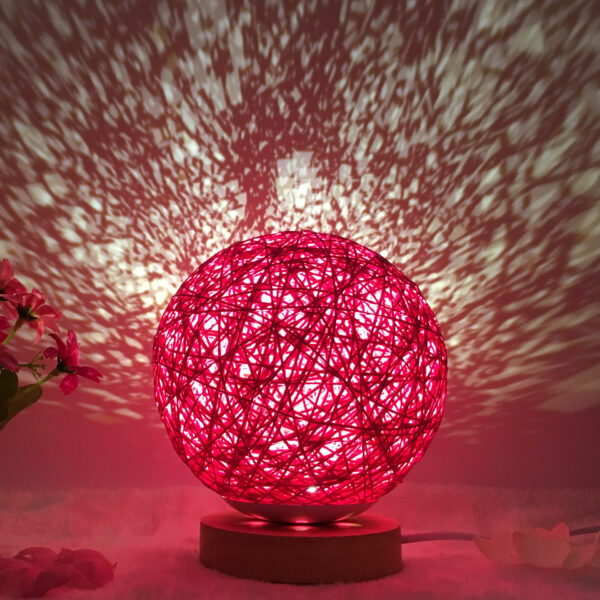 7320042189684.jpg Amazon Hot Selling Creative Linen Table Lamp Novel and Unique LED Intelligent USB7 Color RGB16 Color Remote Control Rattan Ball Lamp