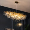 750d72b6-74bf-4e4f-9ccf-a3bf12ace339.jpg Postmodern Light Luxury Chandelier Water Drop Crystal Lamp Atmosphere