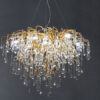 7a5526af-edd7-4240-b6a0-c89cb154a1b1.jpg Postmodern Light Luxury Chandelier Water Drop Crystal Lamp Atmosphere