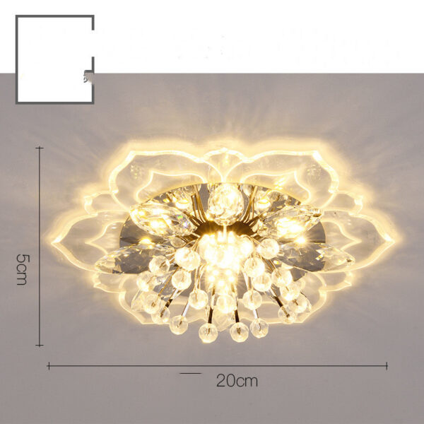 93040786584936.jpg Small Crystal Lamp Corridor Lamp Modern Minimalist Living Room Lamp