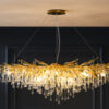 b8fa137e-7f29-46ca-a4ec-fbb3cc897d71.jpg Postmodern Light Luxury Chandelier Water Drop Crystal Lamp Atmosphere