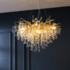 d0d6e4b1-ee7f-4794-b1f6-e22671d97339.jpg Postmodern Light Luxury Chandelier Water Drop Crystal Lamp Atmosphere