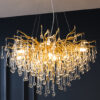 e2dc03b2-1f53-4b00-bc44-58de093dacf1.jpg Postmodern Light Luxury Chandelier Water Drop Crystal Lamp Atmosphere