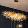 f9a37c18-4901-4b6e-bf56-242b5adfce21.jpg Postmodern Light Luxury Chandelier Water Drop Crystal Lamp Atmosphere